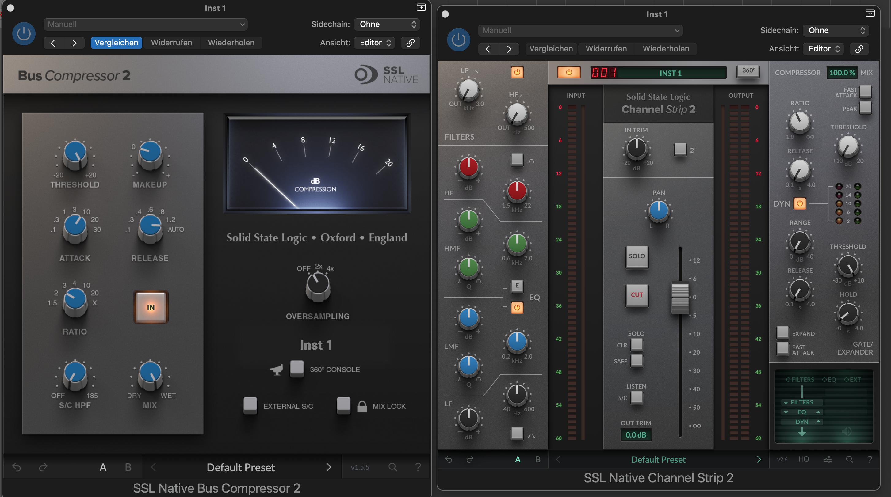 SSL SSL Essential Bundle Bus Compressor und Channelstr